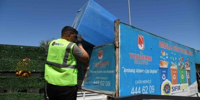 Yunusemre’de 150 tonluk geri dönüşüm başarısı