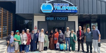 65 yaş üstü bireyler teleferikle Kuzuyayla’yı keşfetti