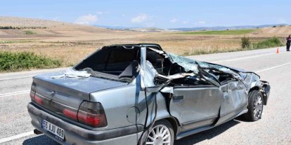 Samsun’da otomobil ile kamyonet çarpıştı: 2’si ağır 6 yaralı