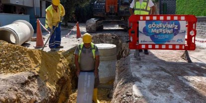 Mersin’de yağmur suyu altyapısı güçleniyor