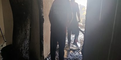 Siirt’te kız yurdunda yangın: 1 yaralı