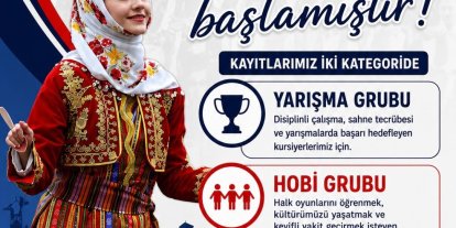 Halk oyunlarında yeni sezon kayıtları başladı