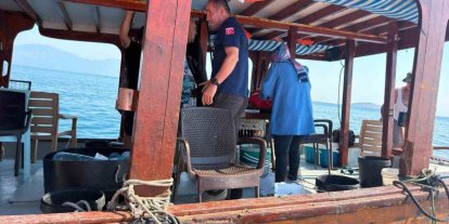 Didim’de denizde su ürünleri denetimi yapıldı