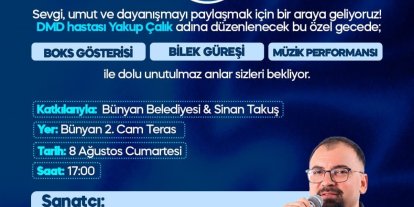 Bünyan’da hasta çocuk için dayanışma gecesi düzenlenecek