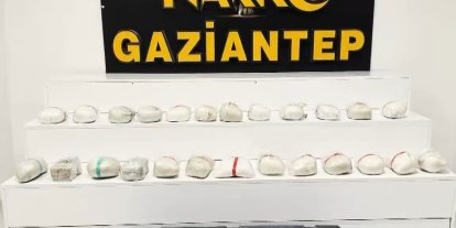 Gaziantep’te 24 kilo uyuşturucu ele geçirildi: 1 gözaltı