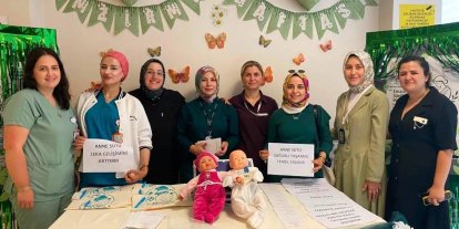 Anne sütünün önemi vatandaşlara anlatıldı
