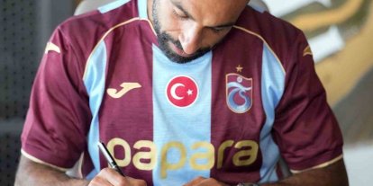 Salah Trabzonspor’a imzayı attı, ayağının tozuyla Trabzonspor reklam filmi çekimine katıldı