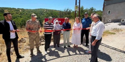 Şehit İdris Yılmaz’ın adı Yazmakaya’da caddeye verildi
