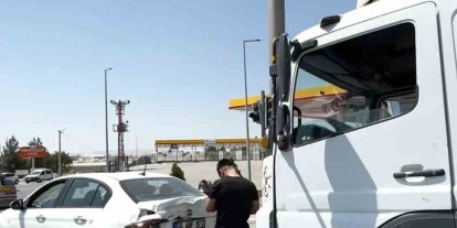 Siirt’te maddi hasarlı kaza
