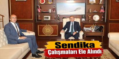 Vali Polat, Türk Eğitim-Sen Kars İl Başkanı Ağadedeoğlu’nu Kabul Etti