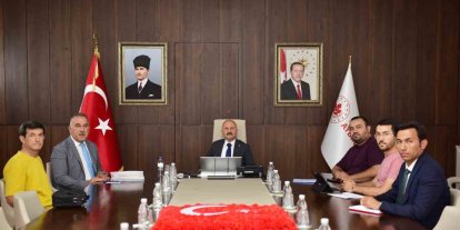 Vali Varol, yeni stadyumun yapım süreci hakkında bilgi aldı