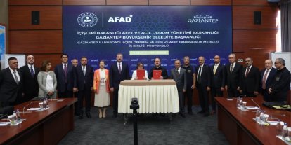 Nurdağı Deprem Müzesi ve Afet Farkındalık Merkezi için iş birliği protokolü imzalandı