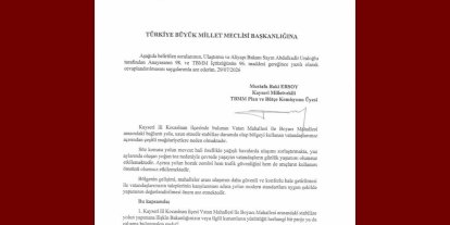 Baki Ersoy, Vatan Mahallesi-Boyacı Mahallesi Bağlantı Yolu’nu TBMM gündemine taşıdı