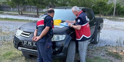 Kastamonu’da kaçak palamut avlayan 10 kişiye cezai işlem uygulandı