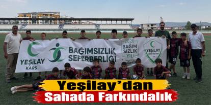 Kars Yeşilay’dan Sahada Farkındalık
