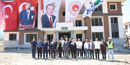 Düzce’de TOKİ konutları hızla yükseliyor