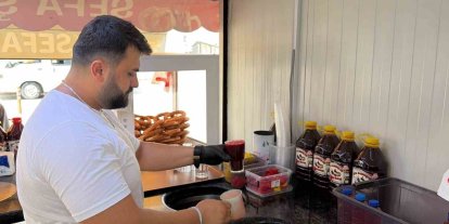 Çukurova sıcağında şalgam ve simit vatandaşların vazgeçilmezi oldu