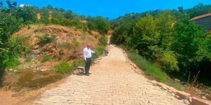 Sultanhisar’da yıllardır beklenen yol çalışması tamamlandı