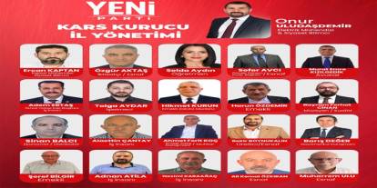 Yeni Parti Kars’ta Kurucu İl Yönetimini Oluşturdu