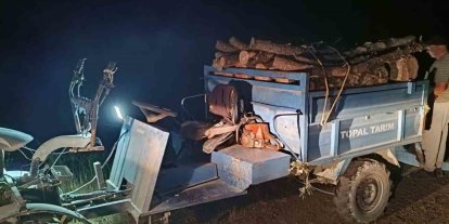 Antakya’da ormanda usulsüz kesim yapan şahıslar yakalandı