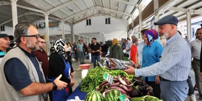 Anadolu’da tek, Türkiye’de sayılı olan ’Yüzde 100 Ekolojik Pazar’ açıldı
