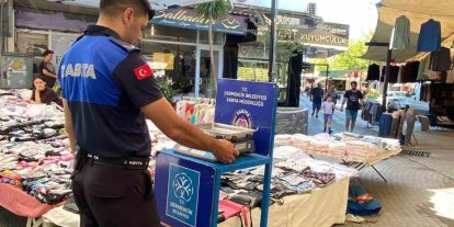 Germencik’te pazar yerlerinde çifte uygulama