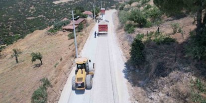 Manisa Büyükşehir’den Kula’da 12,5 kilometrelik yol hamlesi