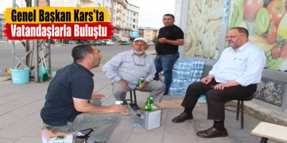 Atıf Özbey Selim’de Esnaf ve Vatandaşlarla Buluştu