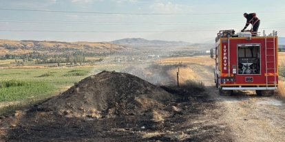 Çankırı’da çıkan arazi yangını söndürüldü