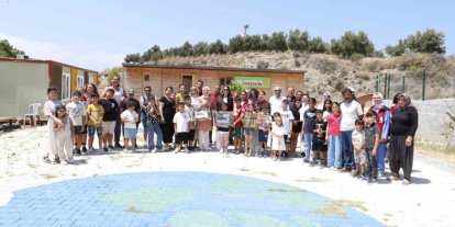 "Yüreğimizdeki Işık"projesi kapsamında çocuklara doğayla iç içe eğitim