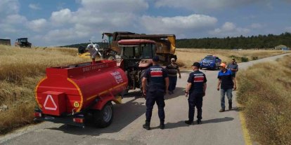 Yangınlara karşı tarlalarda denetim