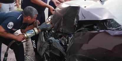 Antakya’da trafik kazası: 2 yaralı