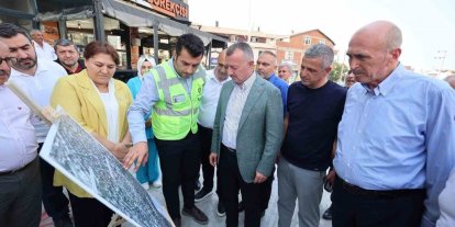 Büyükakın Çayırova’da projeleri yerinde inceledi, esnafla buluştu