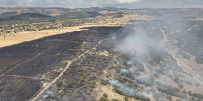 Ankara’da arazi yangını