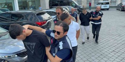 Kırtasiyeyi basan 3 kişi adliyeye sevk edildi