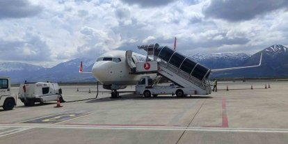 Erzincan Havalimanı temmuz ayında 48 bin yolcuya hizmet verdi