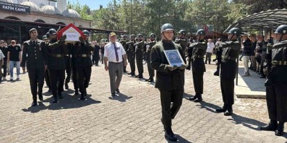 Kıbrıs gazisi askeri törenle uğurlandı