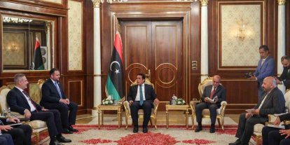 Dışişleri Bakanı Fidan Libya Başkanlık Konseyi Başkanı el-Menfi ile görüştü