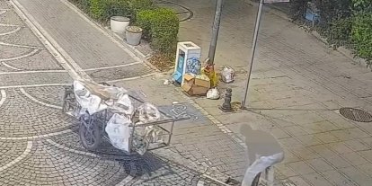 Lüleburgaz’da mazgal hırsızlığı kamerada