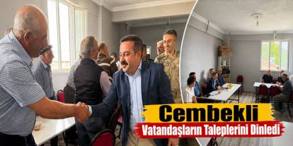 Kağızman Kaymakamı Cembekli Vatandaşların Taleplerini Dinledi