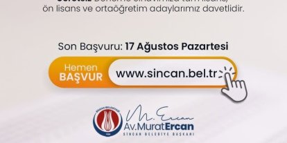 Sincan Belediyesi’nden KPSS adaylarına ücretsiz deneme sınavı