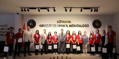 Tavşanlı’nın başarılı sporcuları 7 kupa ve 19 Türkiye derecesi elde etti