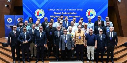 Edremit Ticaret Odası Genel Sekreteri Akgün, TOBB seminerine katıldı