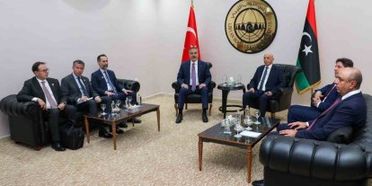 Dışişleri Bakanı Fidan, Temsilciler Meclisi Başkanı Salih ile bir araya geldi
