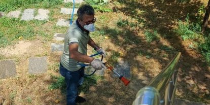 Bayburt’ta larva ilaçlaması ve temizlik çalışmaları sürüyor