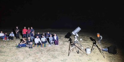 Bitlis’te uzayseverler haftayı gökyüzünü izleyerek geçirdi