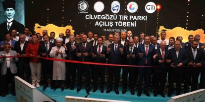 Cilvegözü’nde bin 200 tır kapasiteli tır parkının açılışı gerçekleştirildi