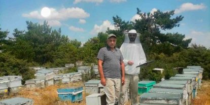 İscehisar’da arılı kovanların tespiti için saha çalışması