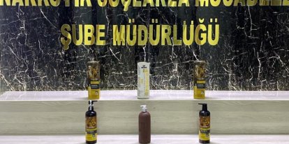 Şampuan şişelerinde 3 kilo sıvı metamfetamin ele geçirildi