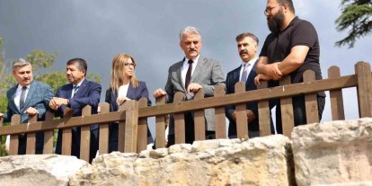 Konuralp Antik Kenti’nde tarihi miras için çalışmalar sürüyor